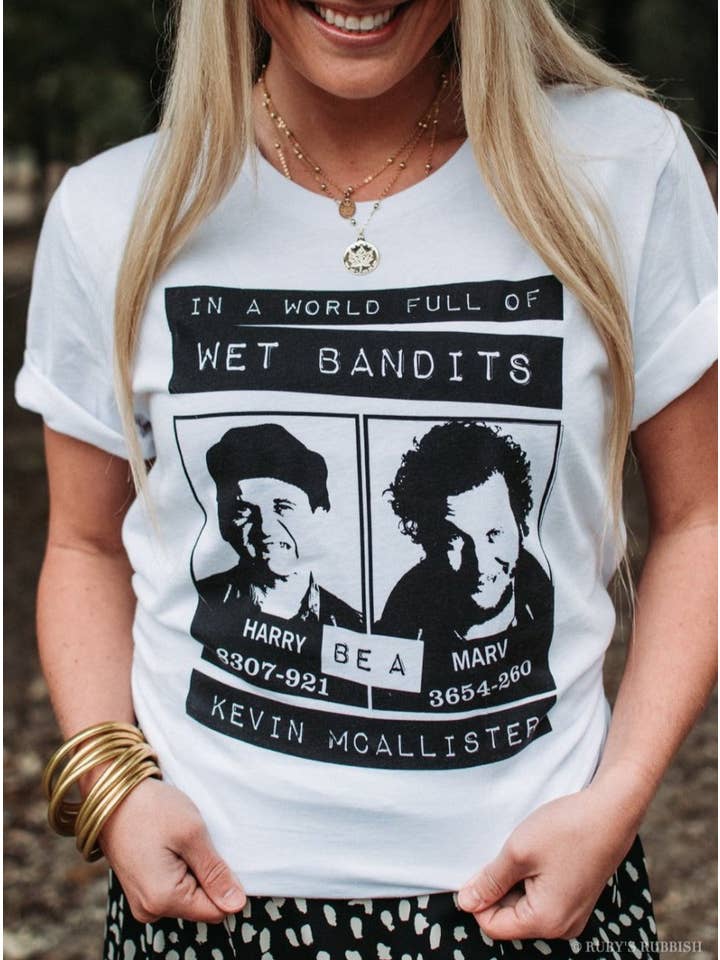 Ruby’s Rubbish - Wholesale Screen Printed T-Shirt - Unisex - Be a Kevin McAllister | Seasonal T-Shirt | Ruby’s Rubbish®1