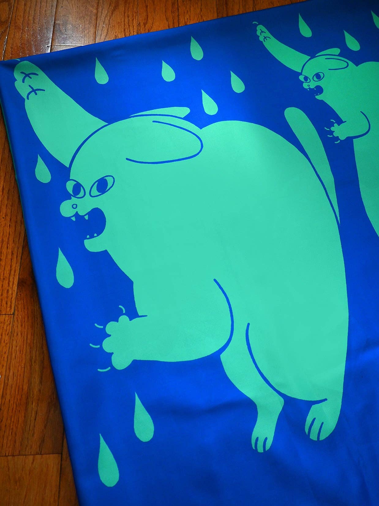 Natali Koromoto - Wholesale Shower Curtain - "DRY CATS" Shower curtain7