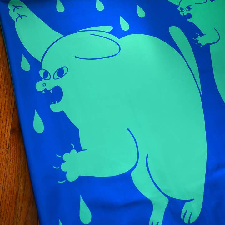 Natali Koromoto - Wholesale Shower Curtain - "DRY CATS" Shower curtain7