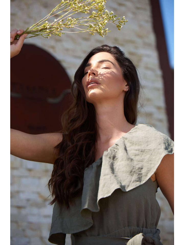 Luna + Sun the Label - Wholesale Jumpsuit – Women's - The Kalani Jumpsuit ~ Olive2