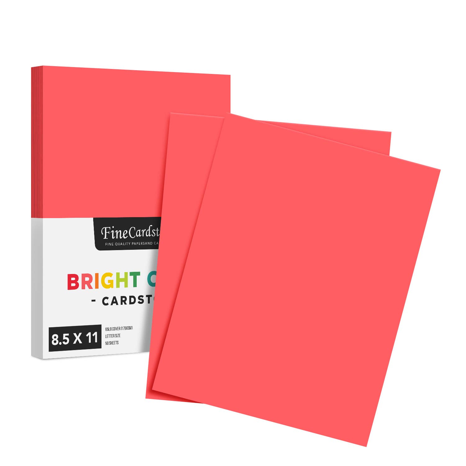 Fine Cardstock – wholesale Hantverkstillbehör – Ljus färg Cardstock papper - 65 lb täcka (176 GSM) - 50 Antal15