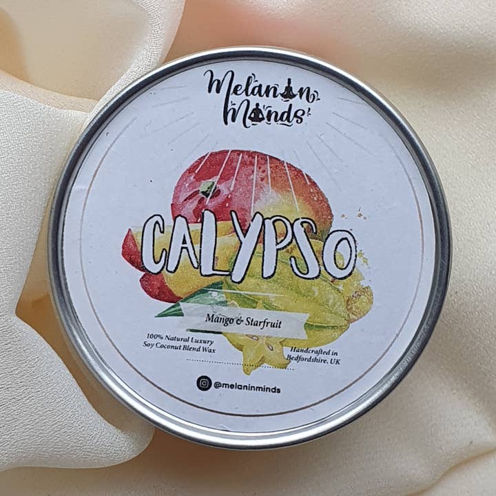 Calypso | Mango & Starfruit Mini Candle for wholesale by Melanin Minds