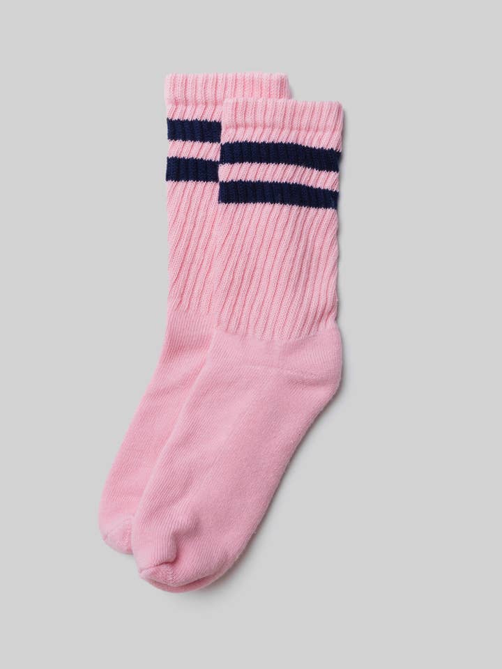 American Trench - Wholesale Socks - Unisex - Retro Double Stripe