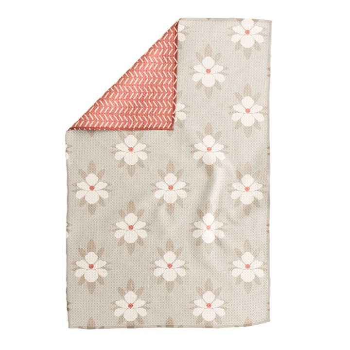 Reversible White Lily Hand Towel for wholesale by UNRAKD