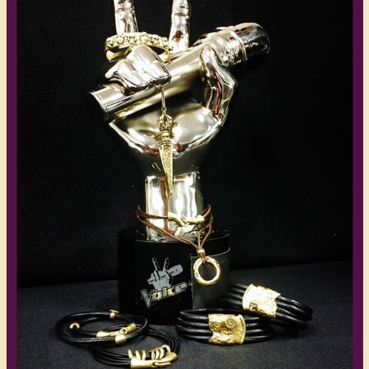 Men's Bullet Screw Lock Bracelet - The Voice for wholesale by Alkemie Jewelry