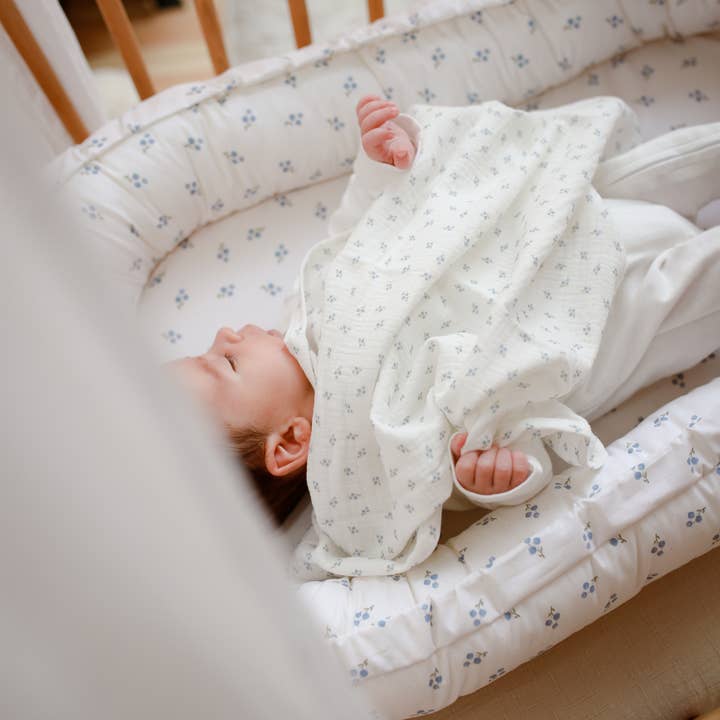 BABYLY - Wholesale Bassinet - Baby - babyly- babynest with foam matress -Forget-Me-Not