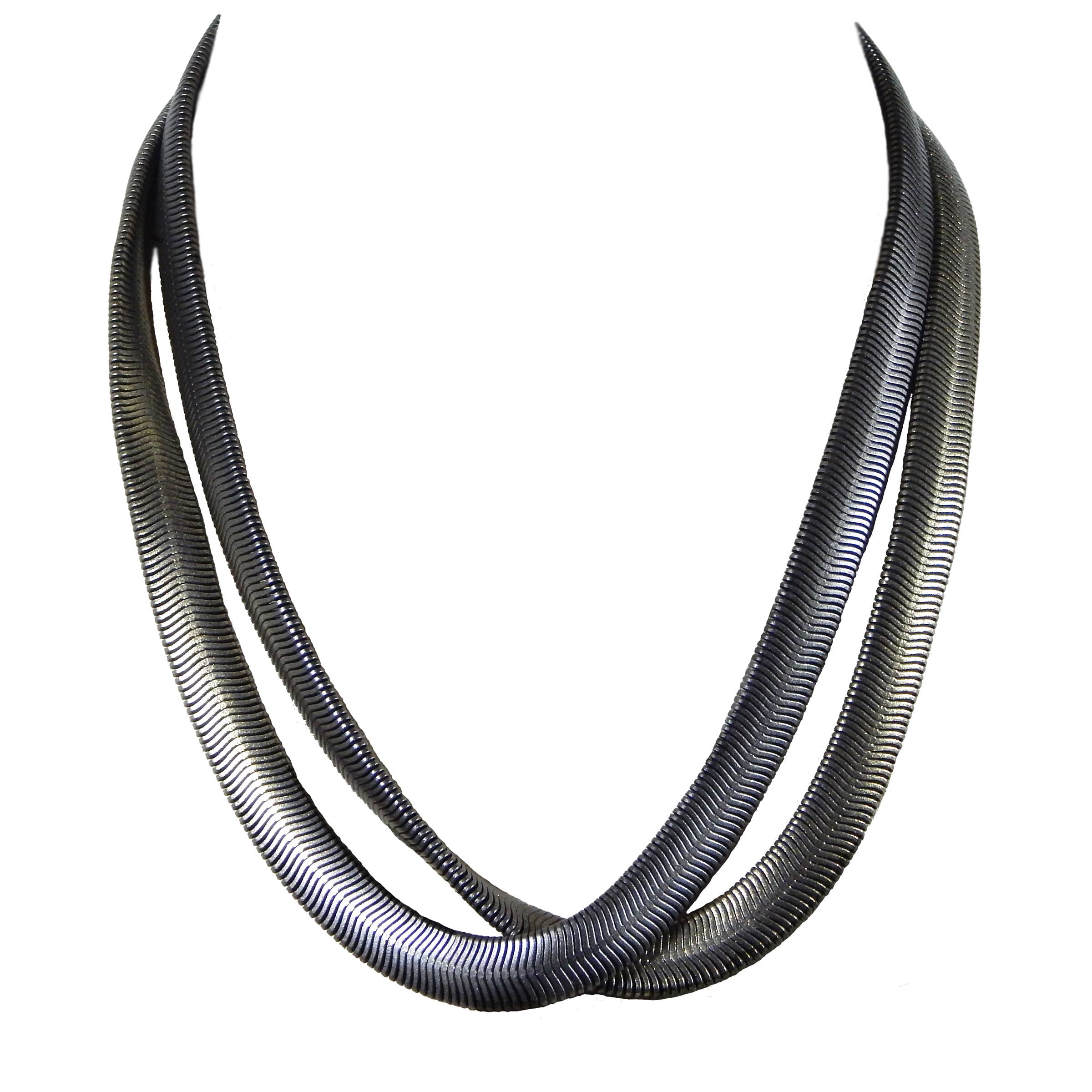 Sarah Cavender Metalworks - Wholesale Link & Chain Necklace - 40" The Classic Single Strand Fern Necklace5