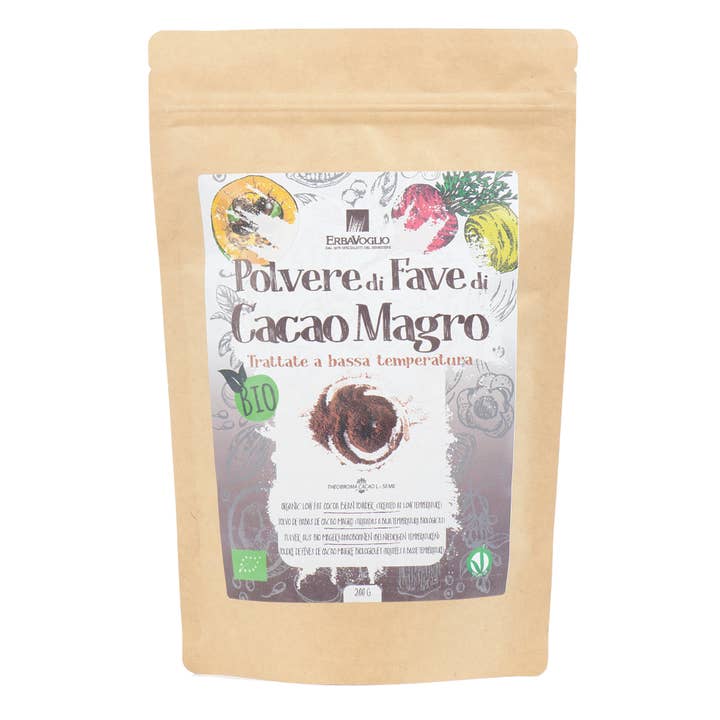 Magere cacaobonenpoeder, bij lage temperatuur behandeld voor wholesale door Erbavoglio