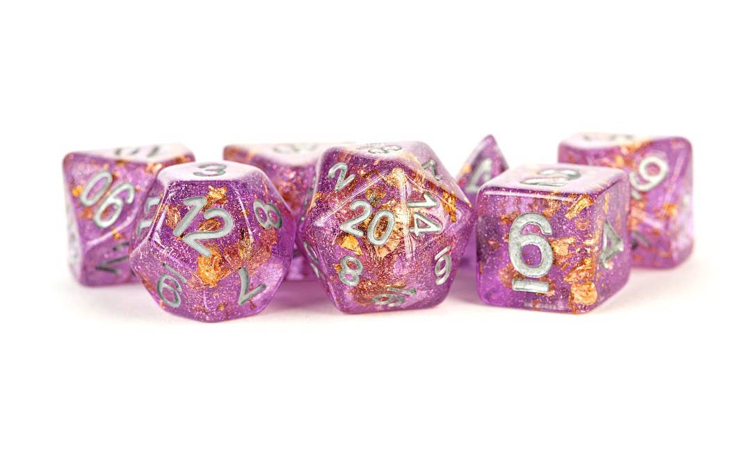 FanRoll by Metallic Dice Games – Dados por atacado – Conjunto de Dados Poliédricos de Resina 16mm - Colorido 18 Cores8