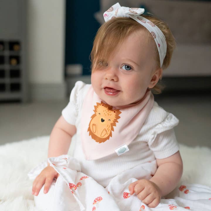 Ziggle Baby – wholesale Bib – Baby – Hedgehog bib3