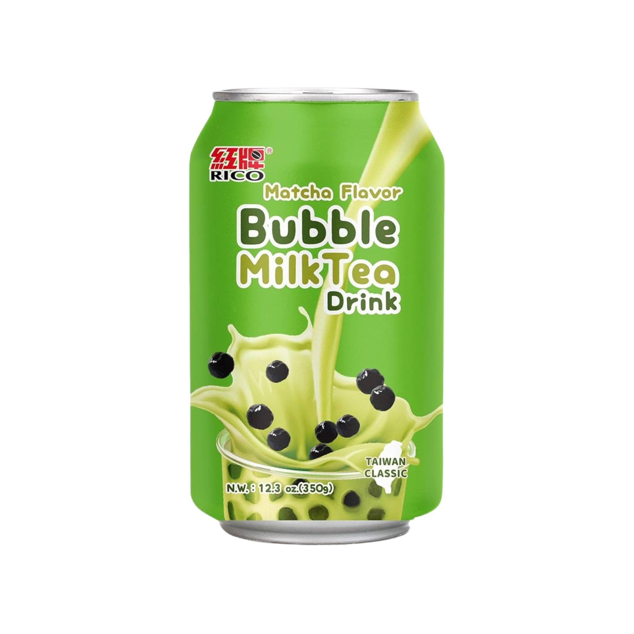 utoppa GmbH - Wholesale Iced Tea - Rico Bubble Milk Tea Drink Matcha 350 ml0