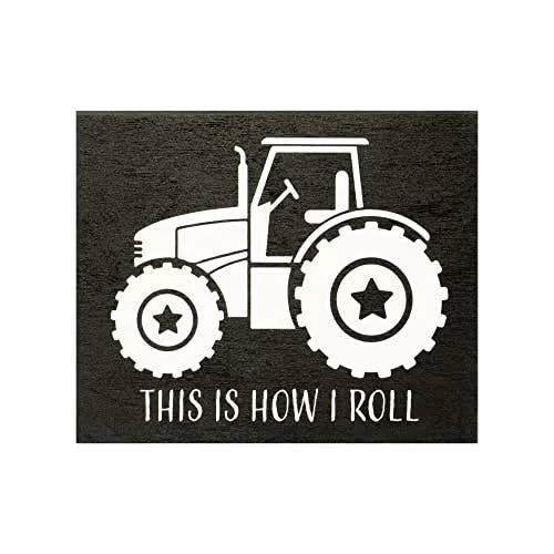 This is How I Roll Wooden Sign, Farmer Gifts, Farm Life for wholesale by JennyGems