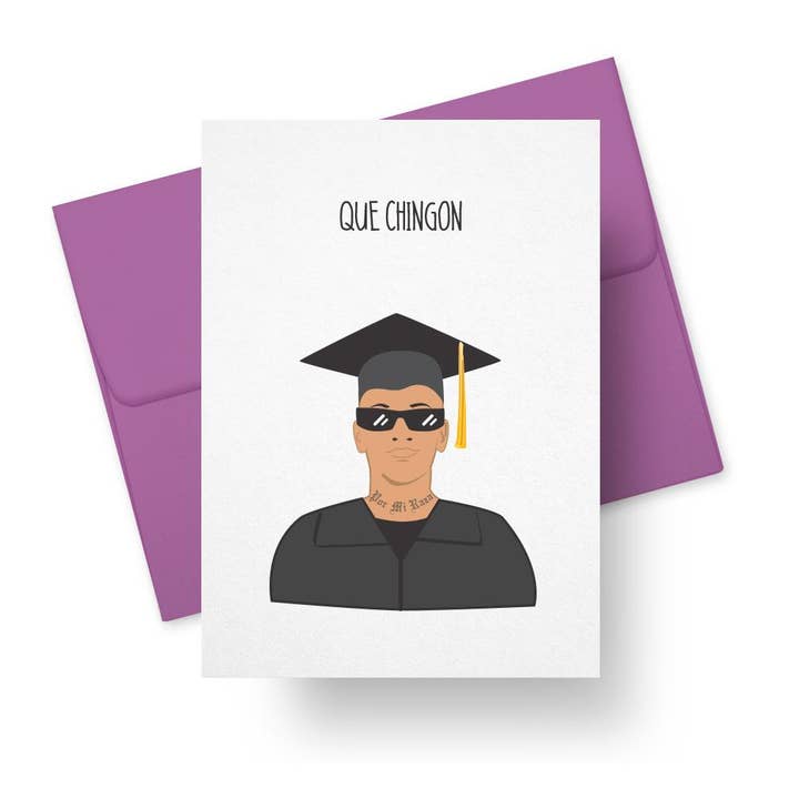 Que Chingon - Graduation Card för wholesale av Paper Tacos®