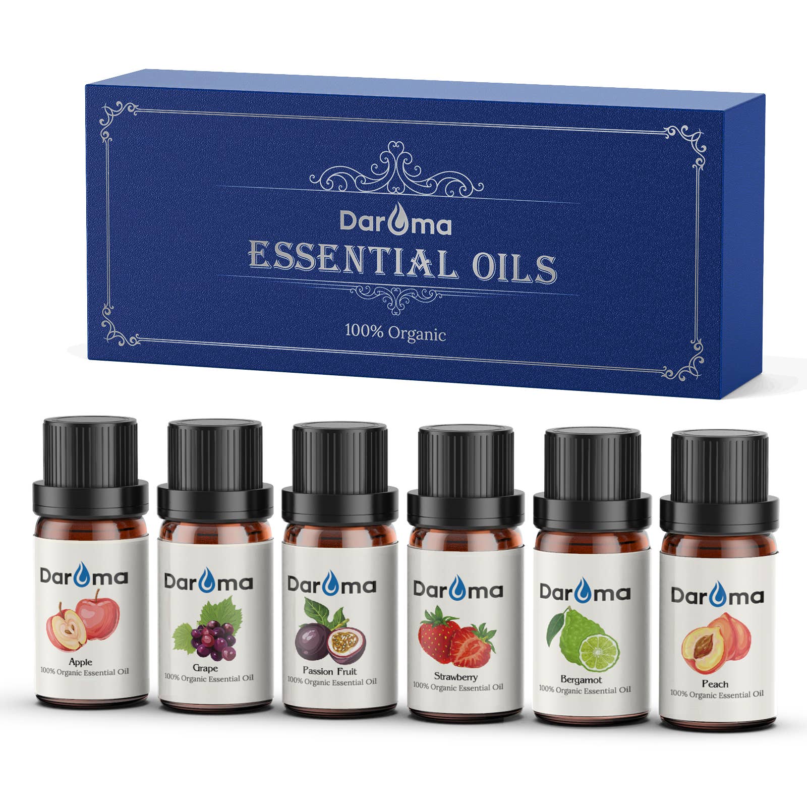 DAROMA - Wholesale Essential Oil - Premium Essential Oil Set 100% Pure and Natural 6-Pack Set1