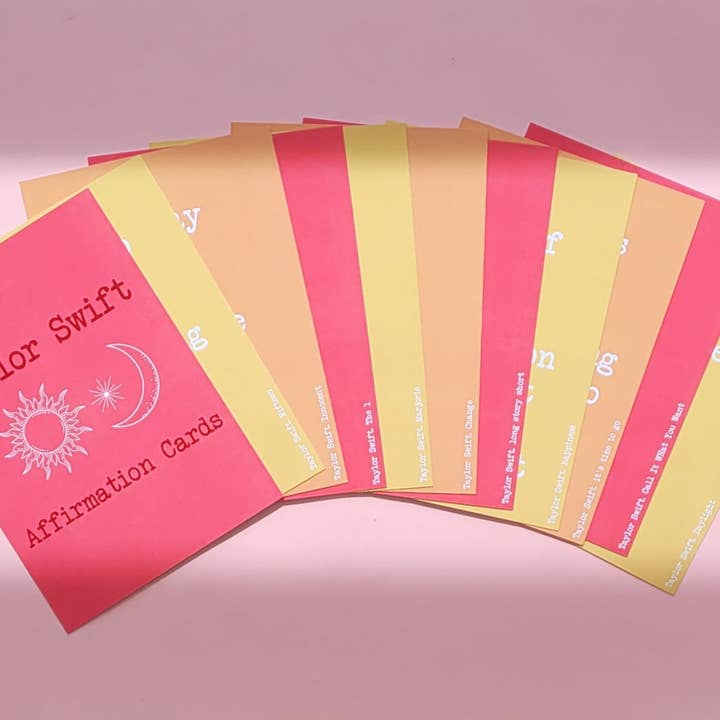 Danni Boden Designs - Vente Assortiments de papeterie/cartes - Cartes d'affirmation Taylor Swift V12