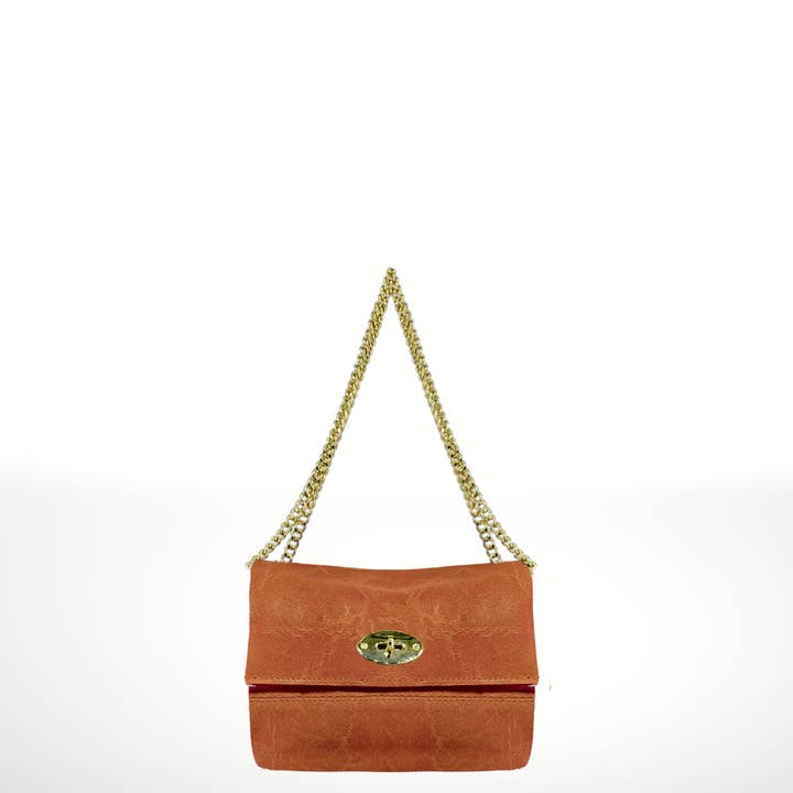 ITALIAN'S LEATHER - Wholesale Clutch Bag - Women's - Daiana Suede Leather Bag 22071314