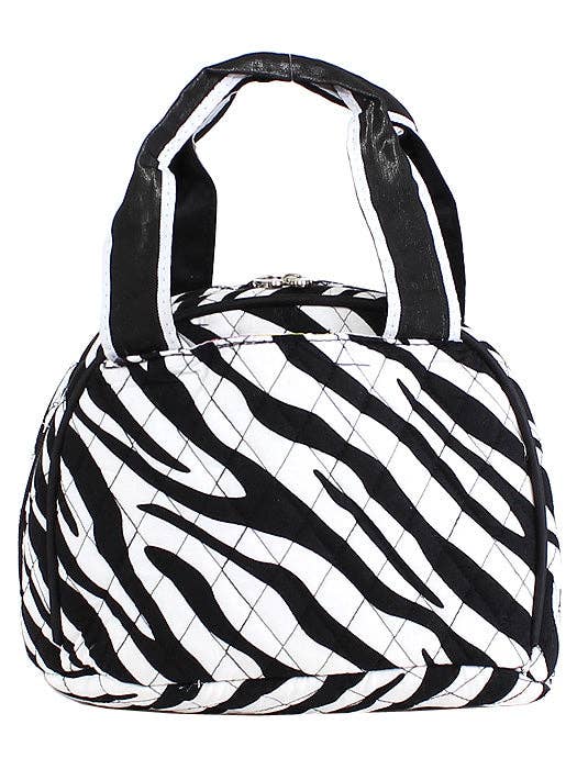 Sac à lunch matelassé en forme de zèbre QZ101 pour la vente par MiMi Wholesale