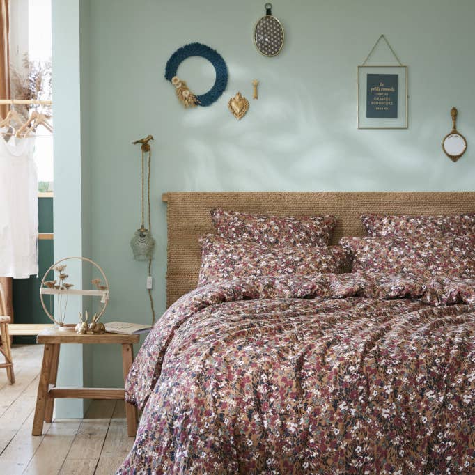 BETTBEZUG 240 x 220 cm CAPUCINE Kamel für den Großhandel von L'effet Papillon