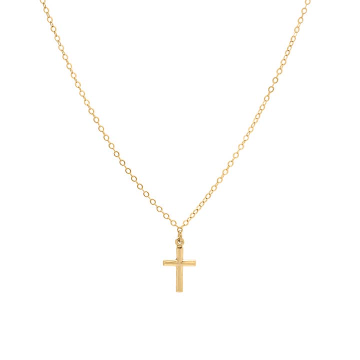 Petite Cross Necklace for wholesale by Anna Janelle Jewelry