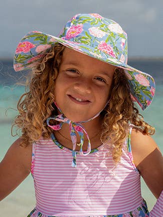 Sombrero de verano flexible para niños y niñas UPF50+ (H) para venta al por mayor de Flap Happy