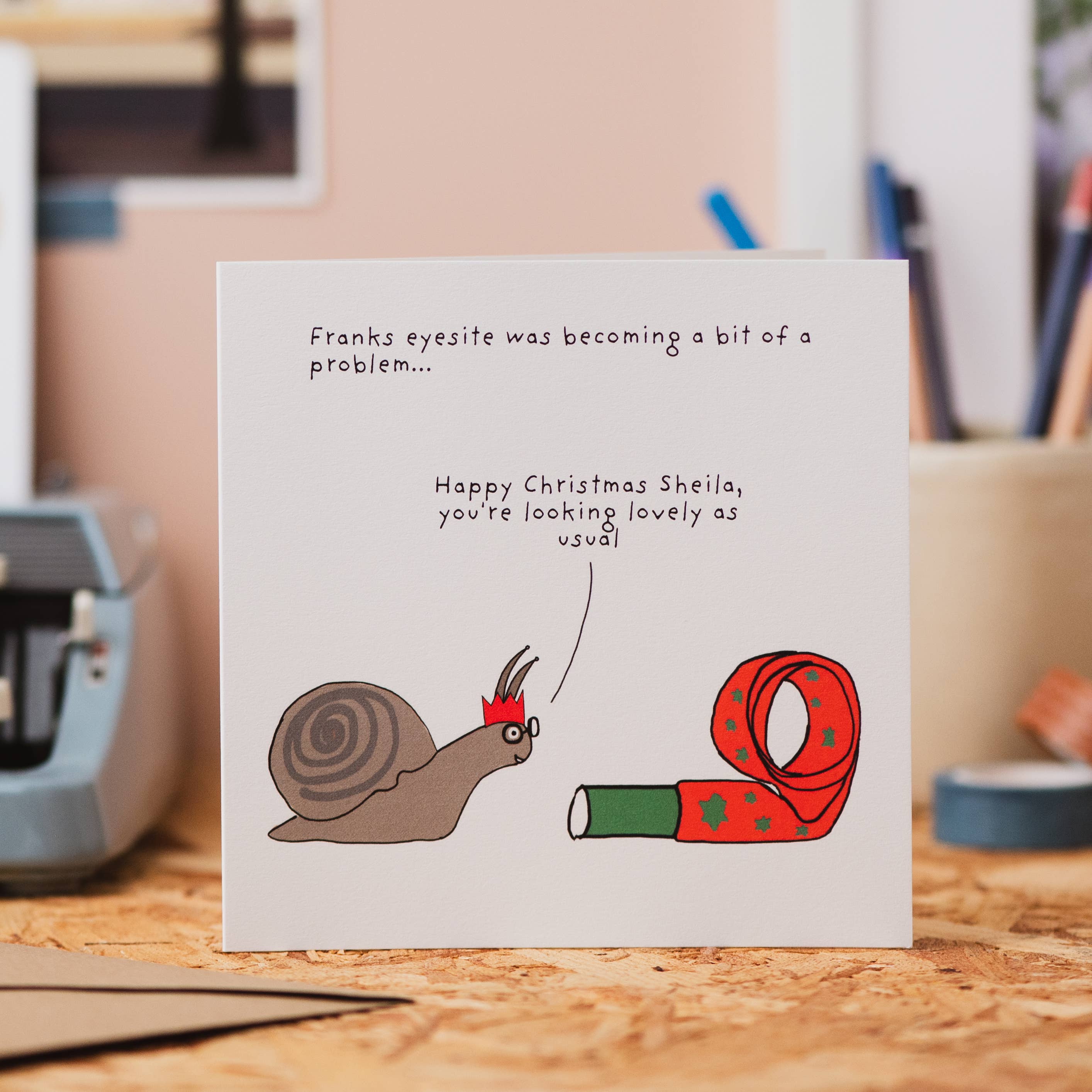 Not at all Jack - Vendita all'ingrosso Biglietti di auguri di Natale - Cartolina di Natale Sheila1