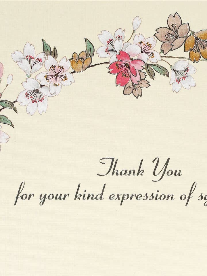 Sympathy Floral Thank You Notes for wholesale by Peter Pauper Press