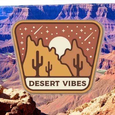 EARTHWILD - Vente Autocollant - Autocollant Desert Vibes1
