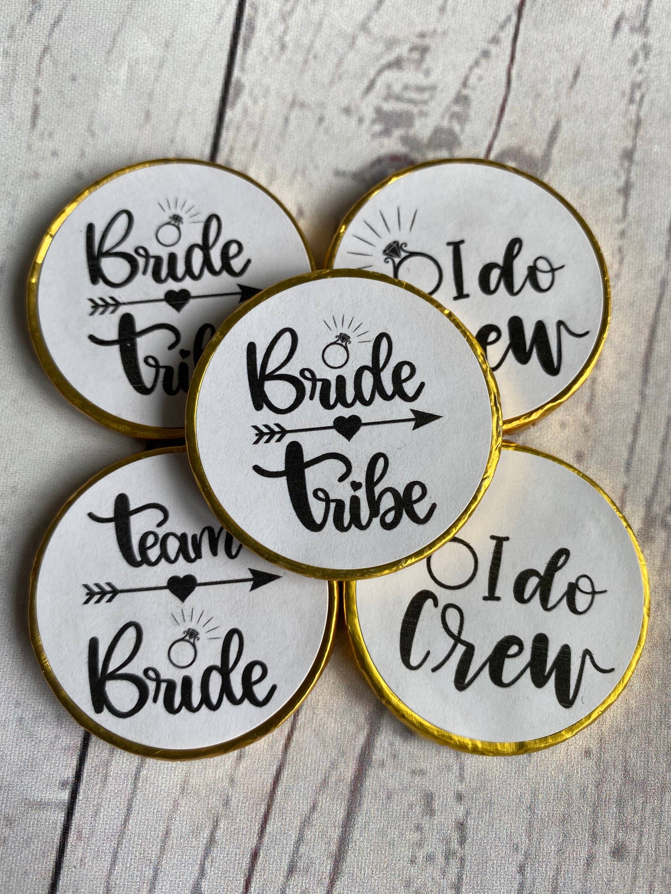 Sofia's Attic – wholesale Party gift – 5 X Hen Party Chocolate Coins Favours Bride Tribe I Do Crew0