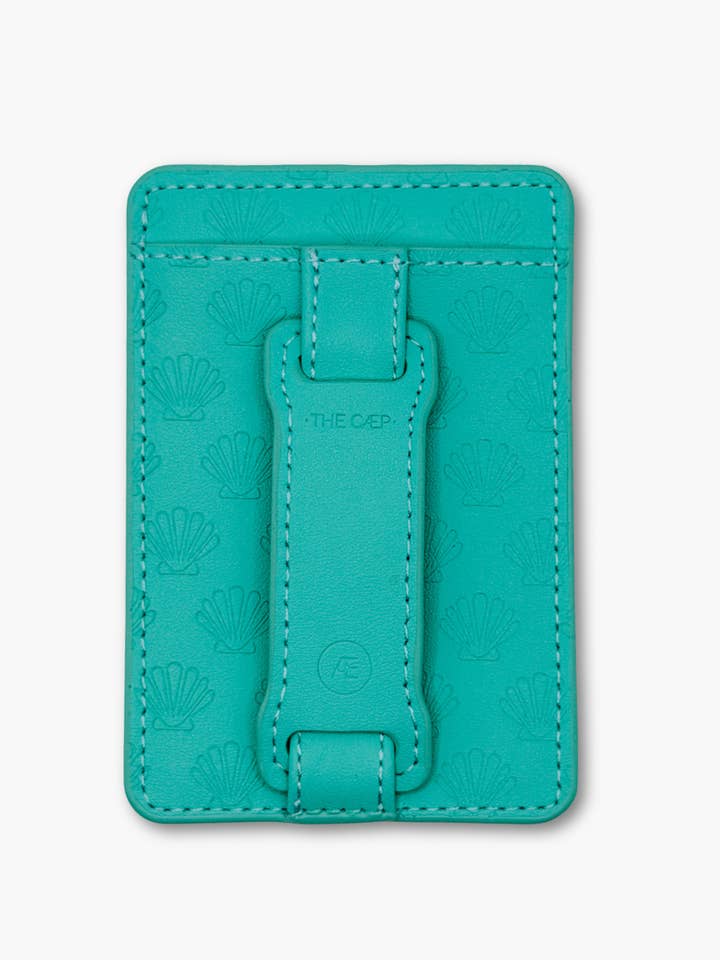 Aqua Shell MagSafe Wallet (RFID) for wholesale by THE CÆP