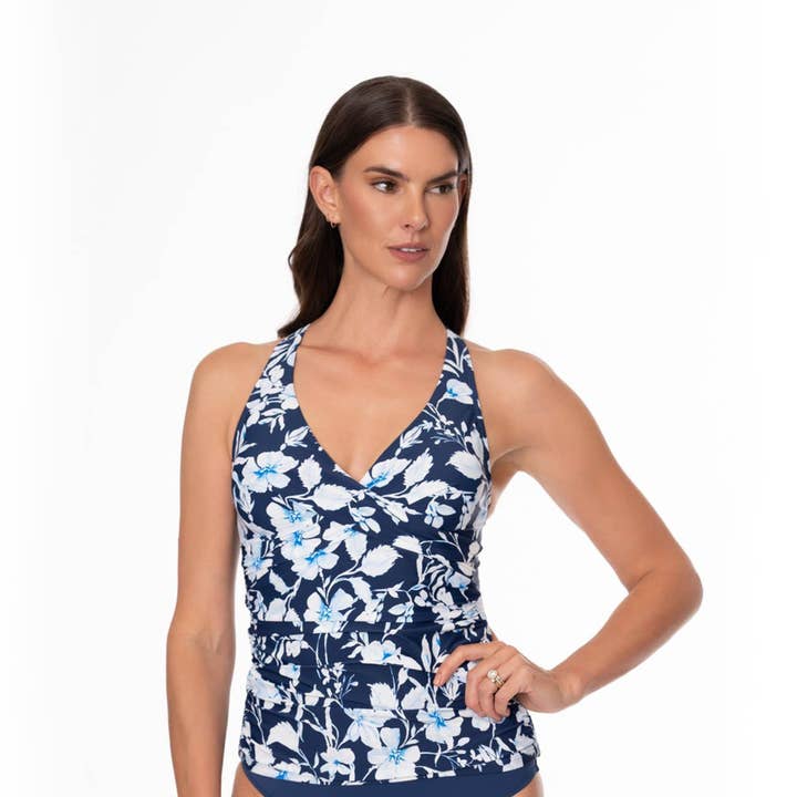 MIRAGE LOUISE WRAP TANKINI TOP for wholesale by Jantzen