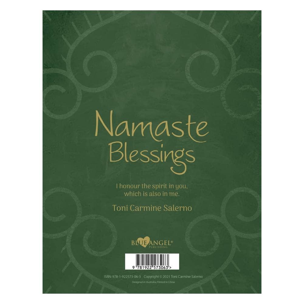 Cardshouse - Vente Philosophie - Namaste Bénédictions Toni Carmine Salerno Livre Cadeau Ange Bleu2