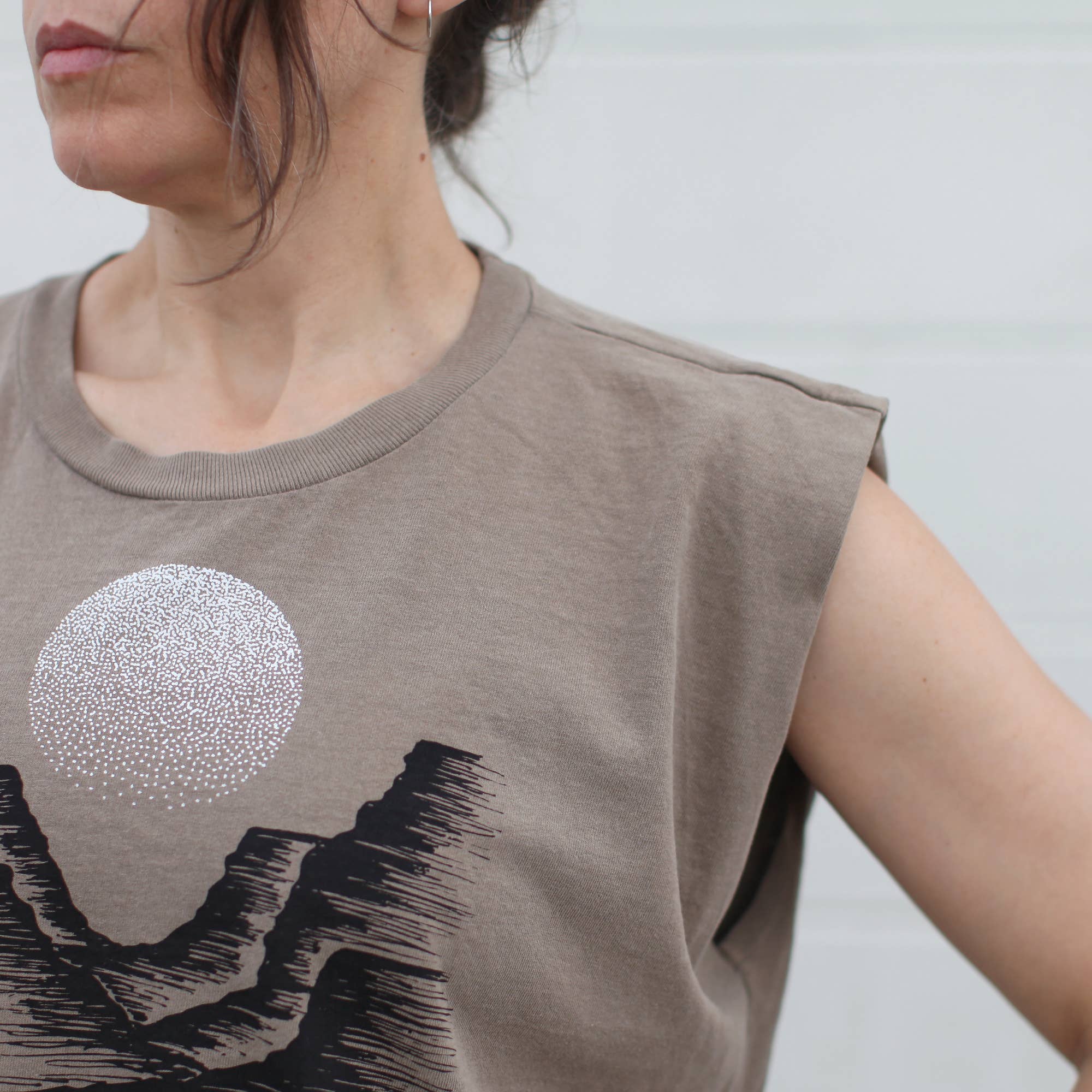 Blackbird Supply Co. - Vente Débardeur – femme - Débardeur en coton épais 100 % Canyonlands couleur sable du désert3