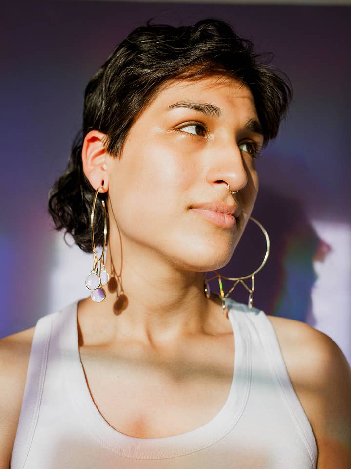 colorful statement earrings: OG Hoops for wholesale by StudioSophiaSophia