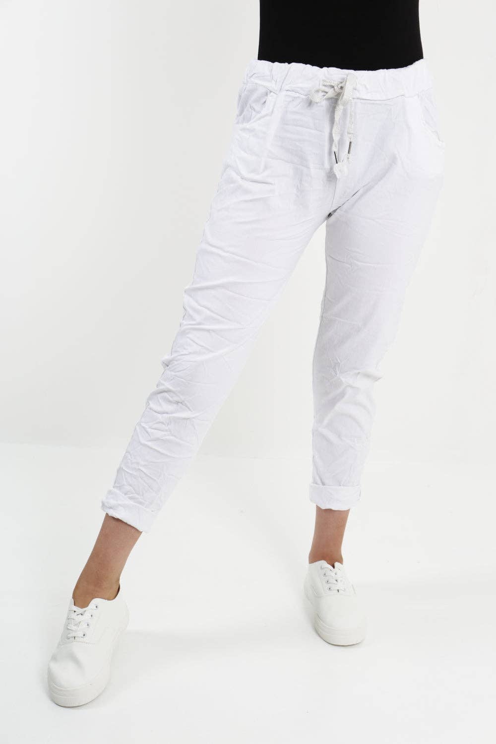 Miss Bold – Großhandel Hose – Damen – Einfarbige Zauberhose für Damen, italienisch, mehrfarbig70