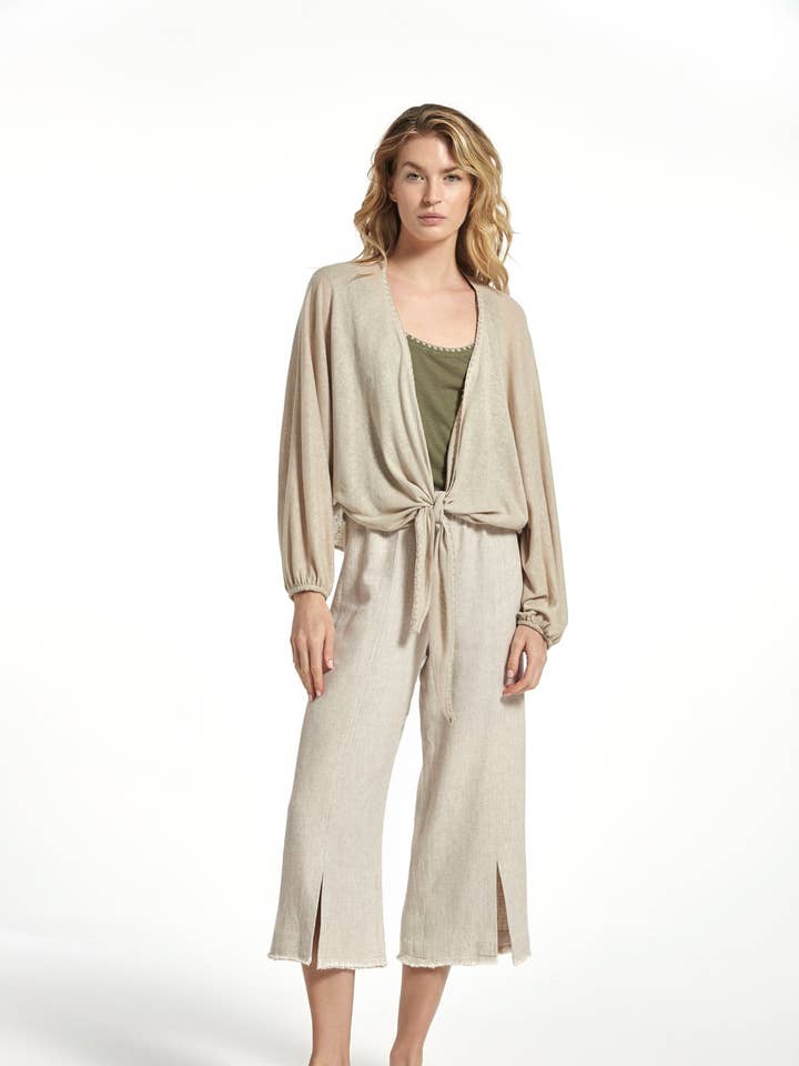 Pantalon Bruse Lin Rustique pour la vente par OKY