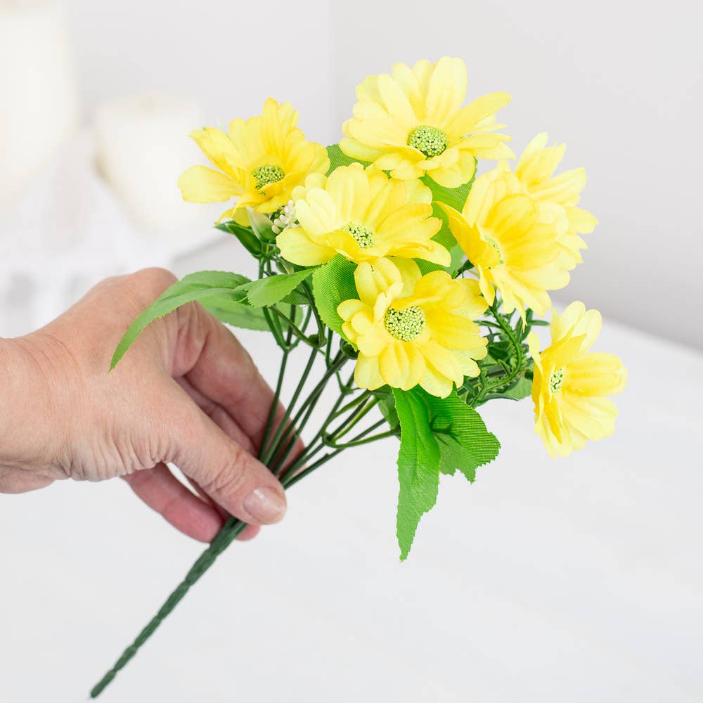 Factory Direct Craft - Wholesale Artificial Plant - Petiite Spring Cosmo Daisy Bush-Select Color5