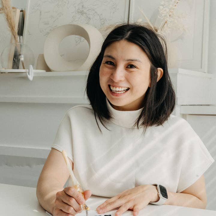 Written Word Calligraphy - Wholesale Paper Weight - Mini Tilted Inkwell4