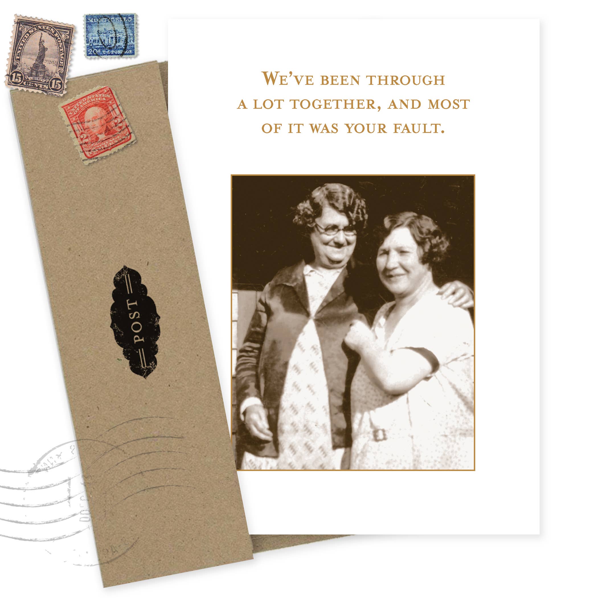 Shannon Martin Design - Wholesale Friendship Card - Your Fault Friendship / Just Because Card2