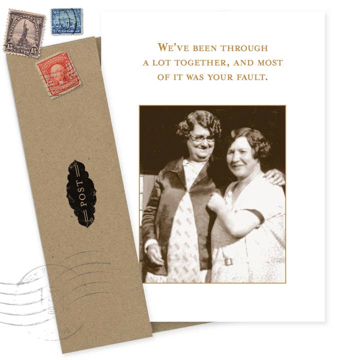 Shannon Martin Design - Wholesale Friendship Card - Your Fault Friendship / Just Because Card2