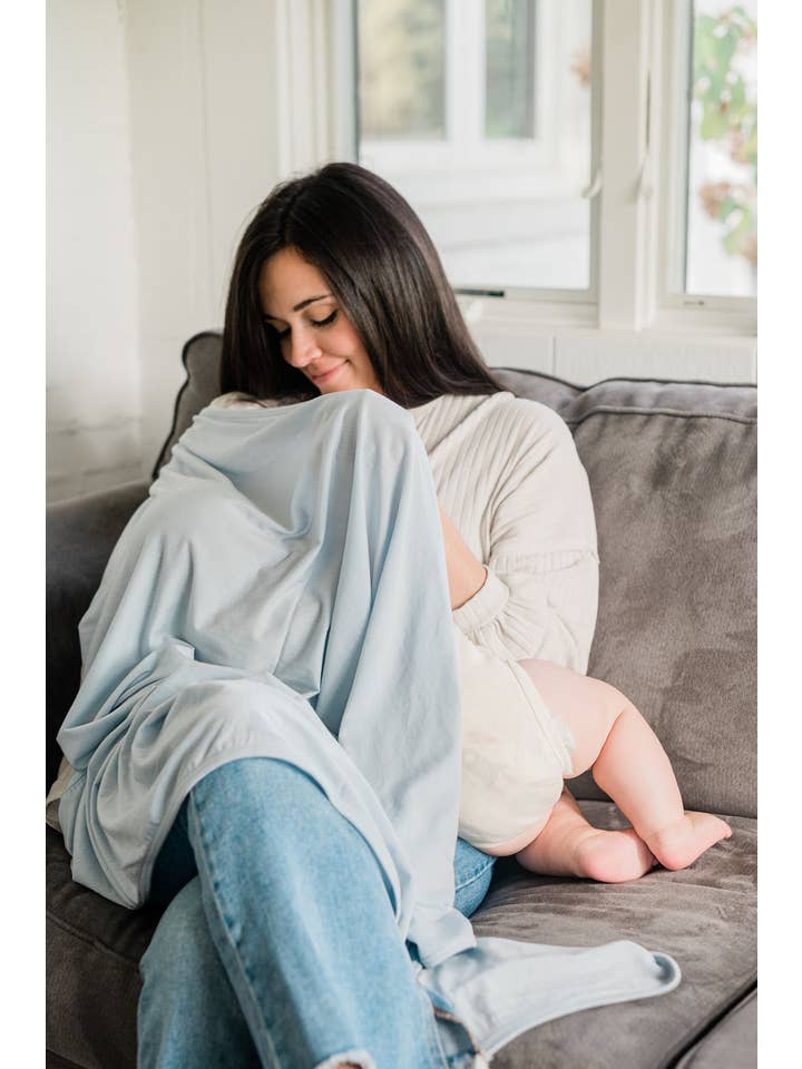 Peasy Co. - Wholesale Swaddle - Baby - Luxury Swaddle + Nursing Blanket8