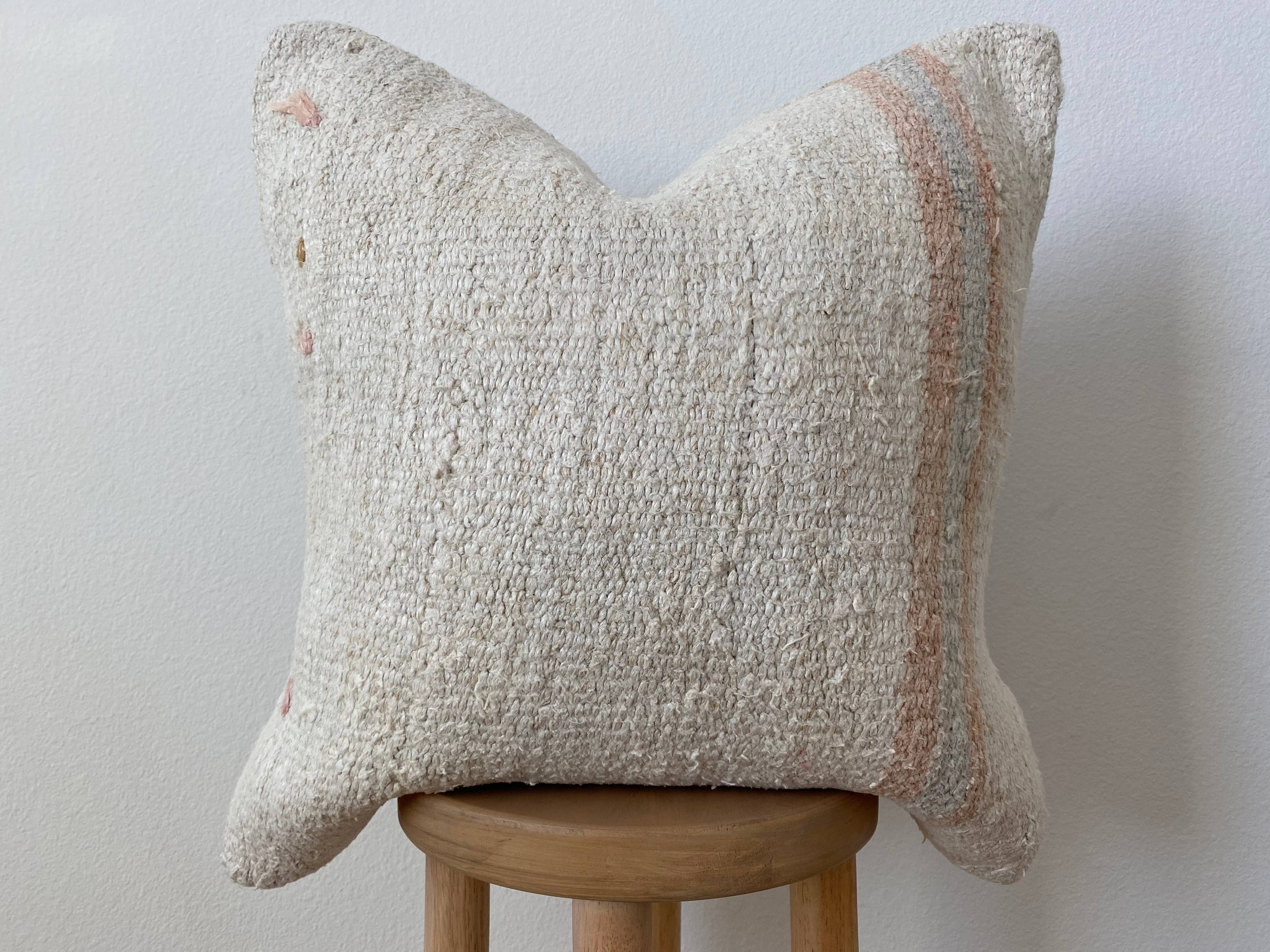 Eclectic Collective – Capa de almofada decorativa por atacado – Capa de Almofada Turca de Cânhamo 50 cm x 50 cm4