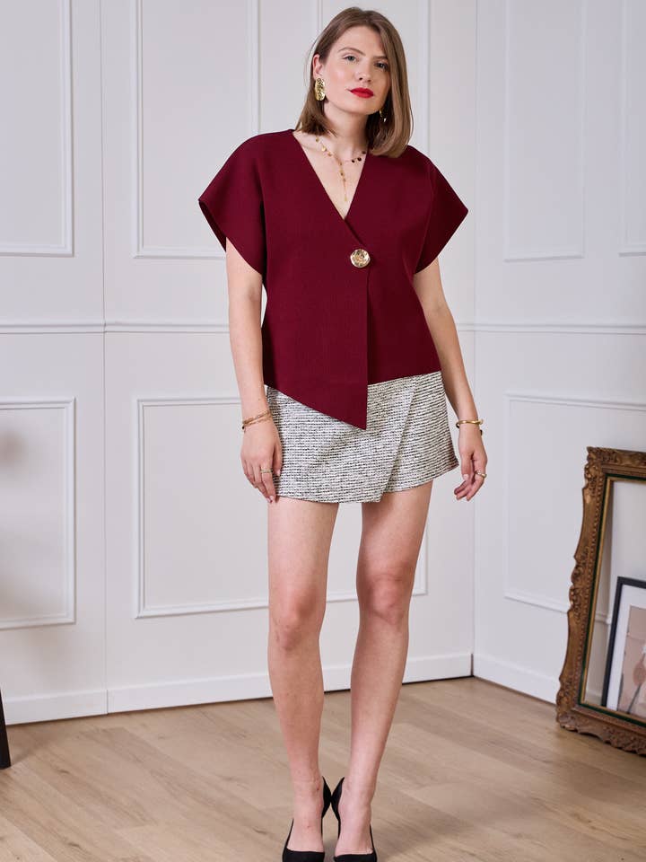 LULUMARY - Wholesale Suit vest – Women′s - H724 accessorized vest5