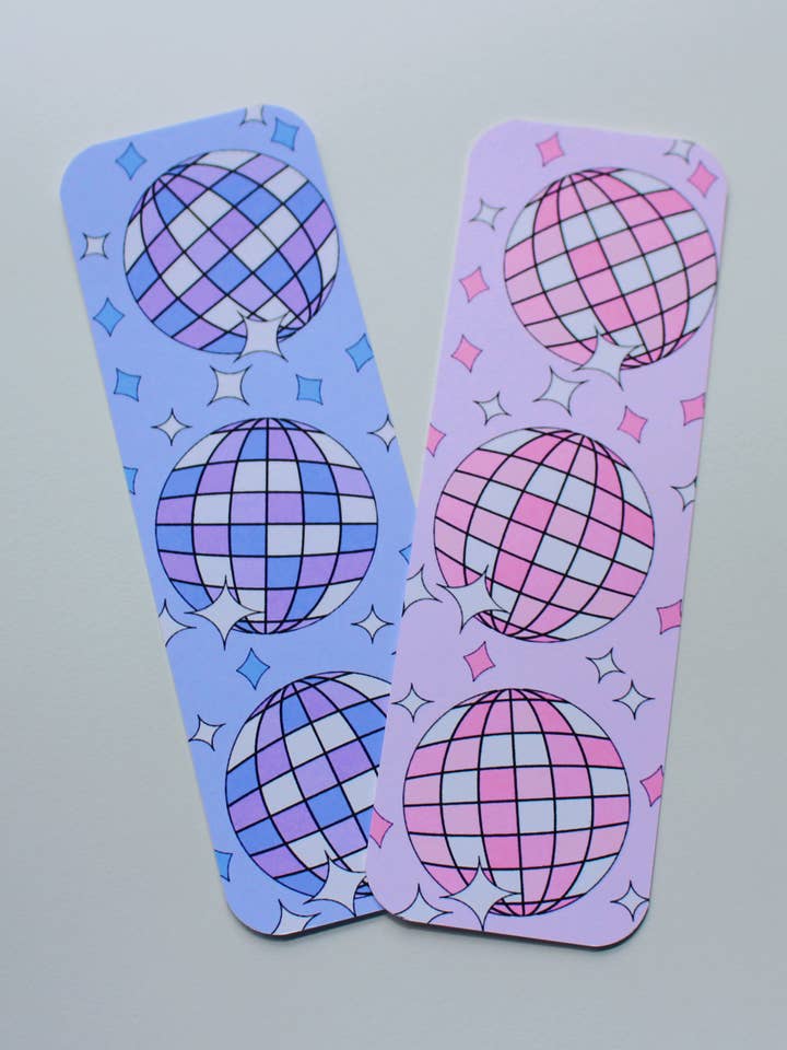 Disco-Kugel-Lesezeichen für den Großhandel von Cosmic Paper Studio