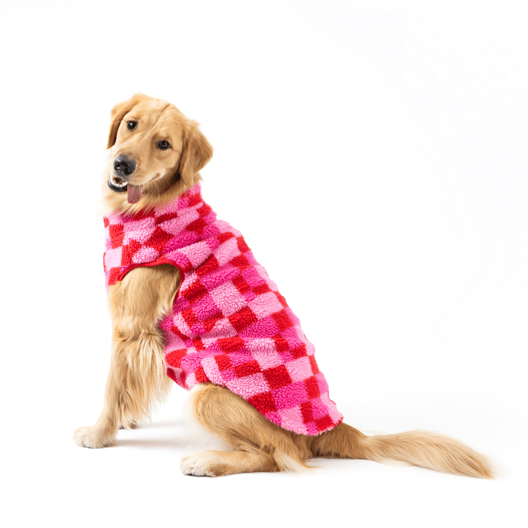 fabdog – Großhandel Haustierweste – Hund – Fab Ski Pink Sherpa-Weste3