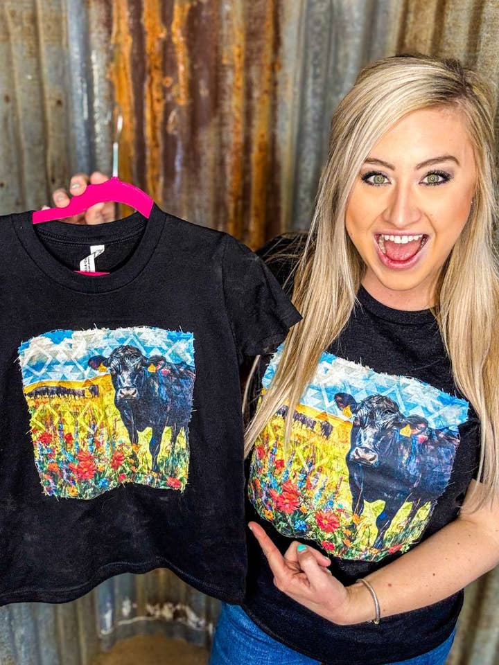 Sterling Kreek - Wholesale Screen Printed T-Shirt - Women's - In The Fields Tee2