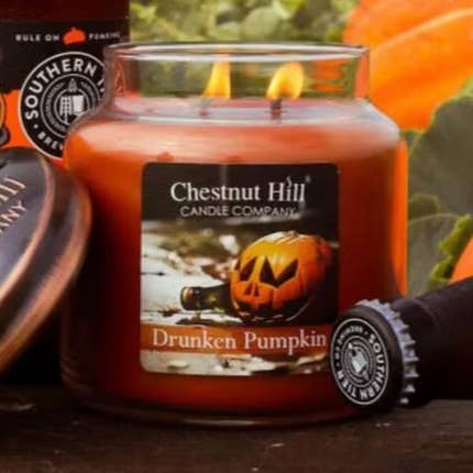 CHESTNUT HILL Velas Vela Perfumada DRUNKEN PUMPKIN 510g por atacado de Candle Warmers Etc. Duftlampen & Kerzen