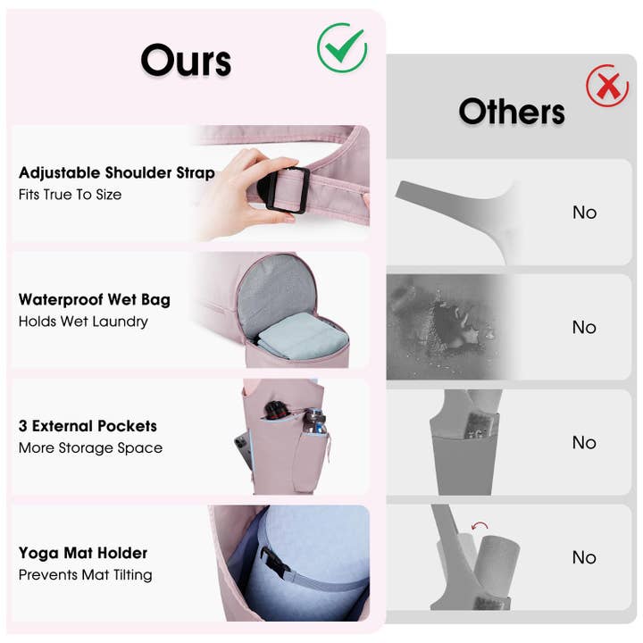 wandf - Wholesale Yoga Bag - Yoga Mat Bag Large Opening Long Tote Yoga Mat Carrier Holder19