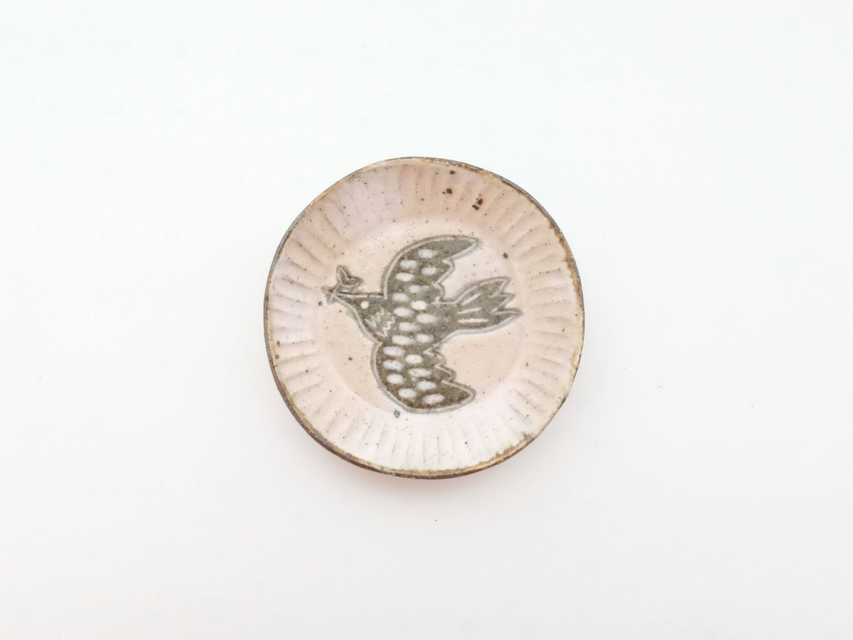 wagumi - Vente Assiettes/plats/bols de décoration - Petite assiette avec motif d'oiseau par Takahiro Manome6