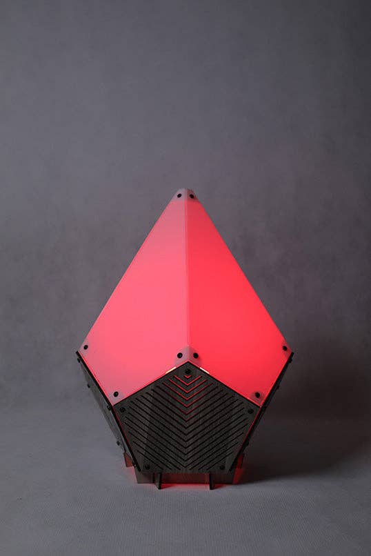 PAPERCRAFT WORLD - Wholesale DIY Craft Kit - SINAR Linez 3D Papercraft Table Lamp10