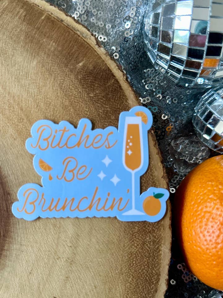 Autocolante "Gajas no Brunch"| Autocolante "Mimosa"| Autocolante "Comida"| Autocolante "Champanhe"| Autocolante "Brunch"| Autocolantes "Brunch de Mimosa"| Presentes de Cocktails de Brunch por atacado de The Haus of Holly